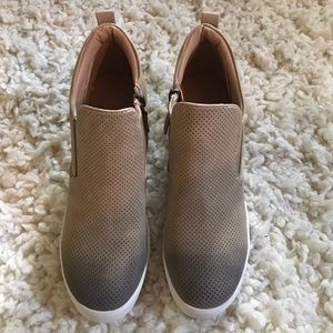 Cute Casual Wedge Sneakers